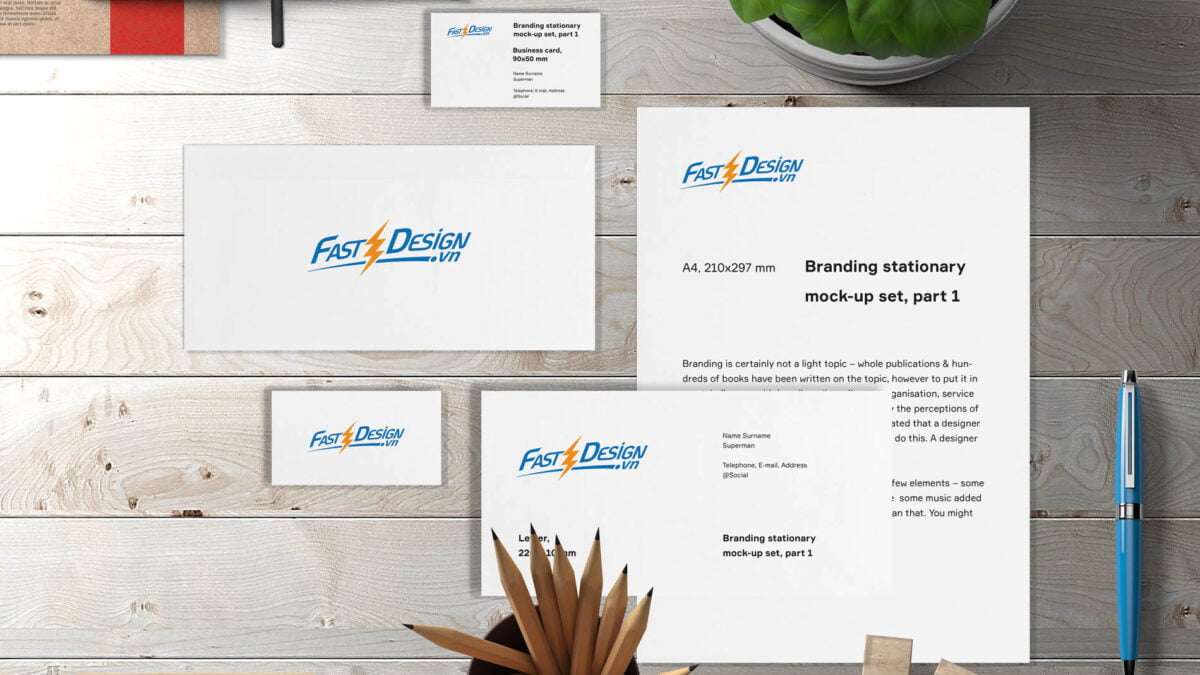 Fast Plus Design Fast Design - Goodesign thiết kế logo, nhận diện thương hiệu
